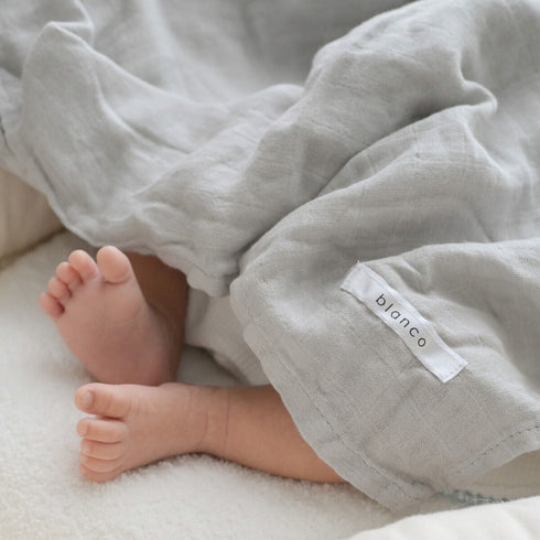 blanco ベビーブランケット おくるみ 120×120cm swaddle blanket 無地 赤ちゃん ブランコ